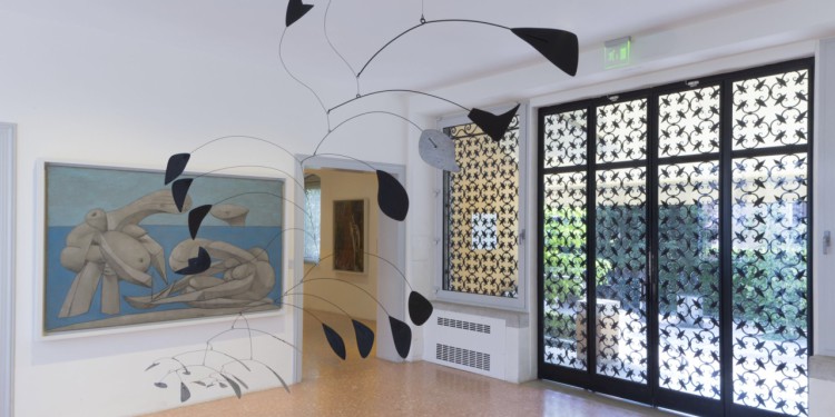 Interior of the Peggy Guggenheim Collection, Venice, Italy
